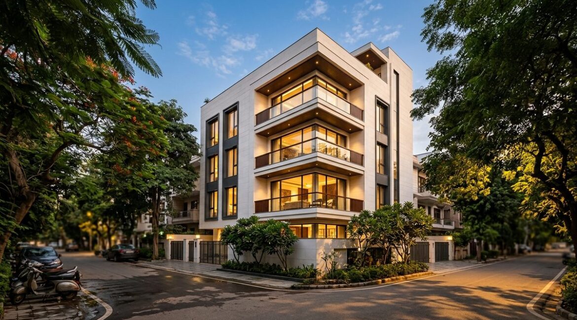 Circle rate versus market rate for a South Delhi builder floor property