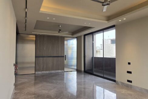 Indus Homes Grey Marble Living Room