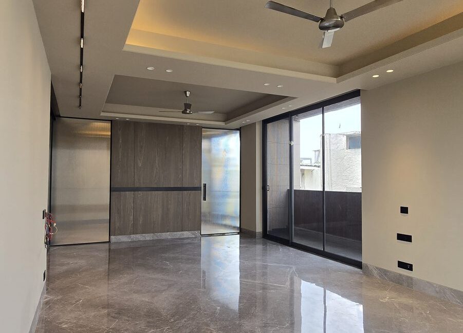 Indus Homes Grey Marble Living Room