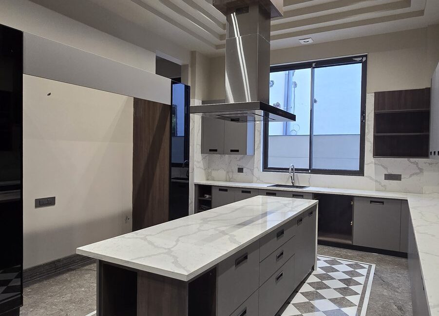 Indus Homes Kitchen Waterfall Island
