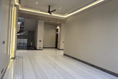 Indus Homes Living Room Marble Flooring