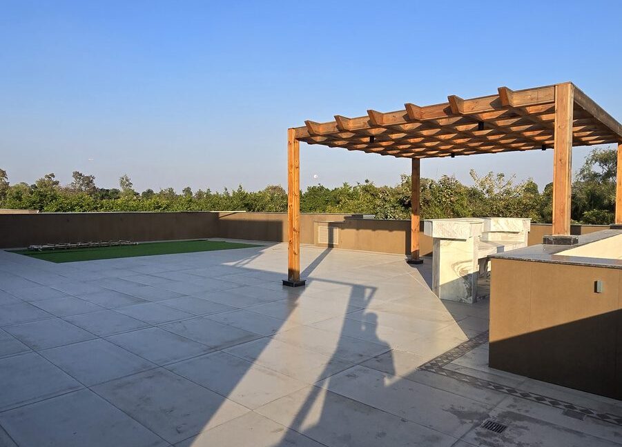 Indus Homes Rear Garden Poolside View