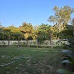 Expansive rooftop terrace with pergola and treetop views in a penthouse in Chanakyapuri, Malcha Marg, South Delhi