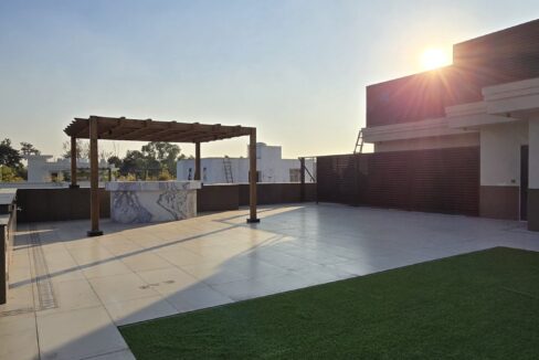 Indus Homes — Rooftop Terrace with Pergola