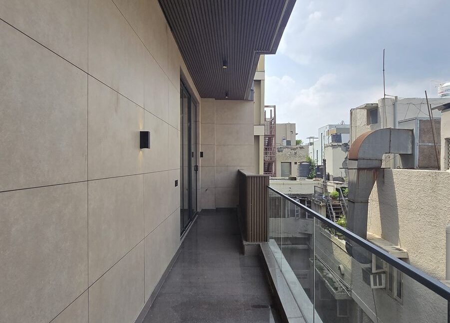 Balcony Overlooking Greenery — Builder Floor in Chanakyapuri