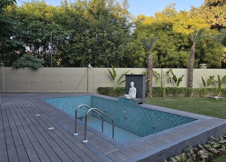 Indus Homes Swimming Pool Buddha Deck
