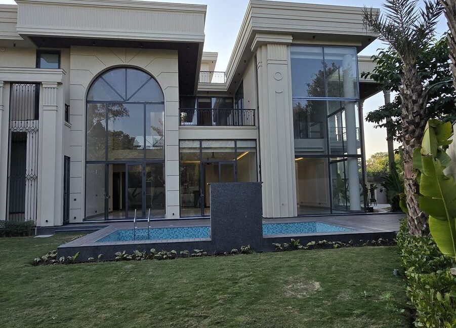 Indus Homes Terrace Pergola Marble Counter