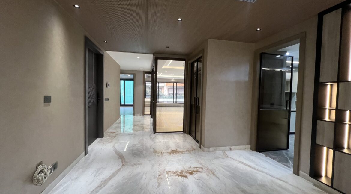 Metro Buildtech Entrance Foyer With Backlit Panel Wall
