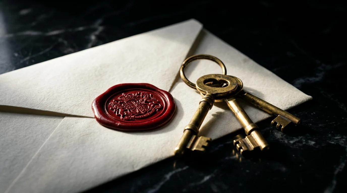 House keys resting on a registered sale deed representing full value property registration in Delhi