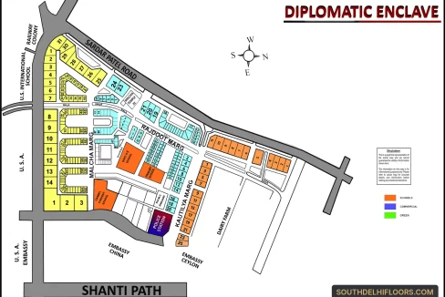 Chanakyapuri colony map with plot numbers
