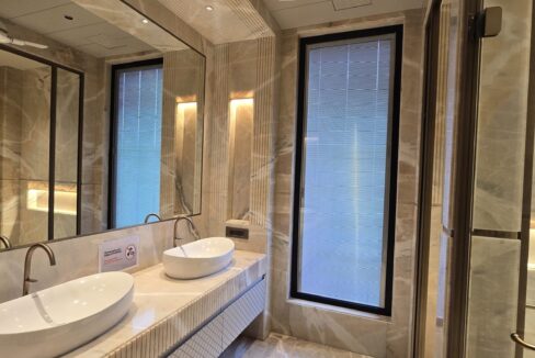 Ekum Homes Double Vanity With Fluted Front