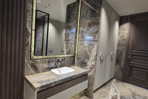 Ekum Homes Vanity With Fluted Front