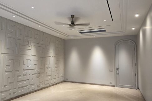 RS Buildtech Bedroom Maze Relief Wall and Arched Door | Luxury Property by Ravinder Singh Marwah