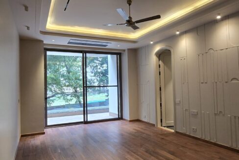 RS Buildtech Bedroom with Walnut Wood Flooring | Builder Ravinder Singh Marwah