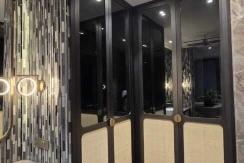 RS Buildtech Cane-Panel Wardrobes with Brass Handles | Developer Ravinder Singh Marwah