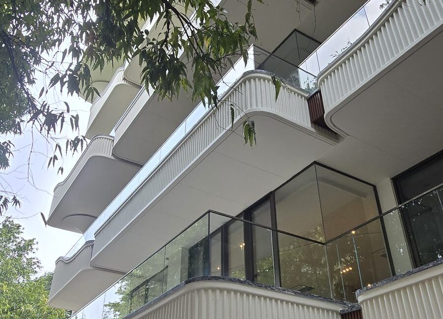 RS Buildtech Curved Balconies with Fluted Cladding | Developer Ravinder Singh Marwah