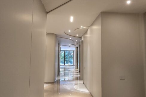 RS Buildtech Curved Corridor with Marble Inlay | Developer Ravinder Singh Marwah