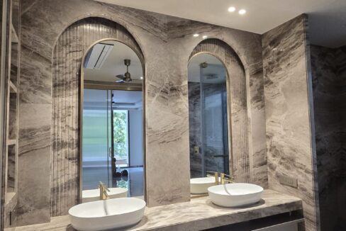 RS Buildtech Double Vanity with Twin Arched Mirrors | Developer Ravinder Singh Marwah