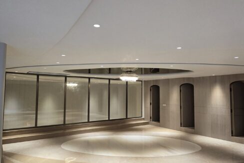 RS Buildtech Entertainment Lounge with Circular Ceiling | Developer Ravinder Singh Marwah
