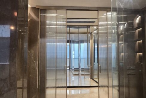 RS Buildtech Fluted Glass Sliding Doors to Bathroom Suite | Developer Ravinder Singh Marwah