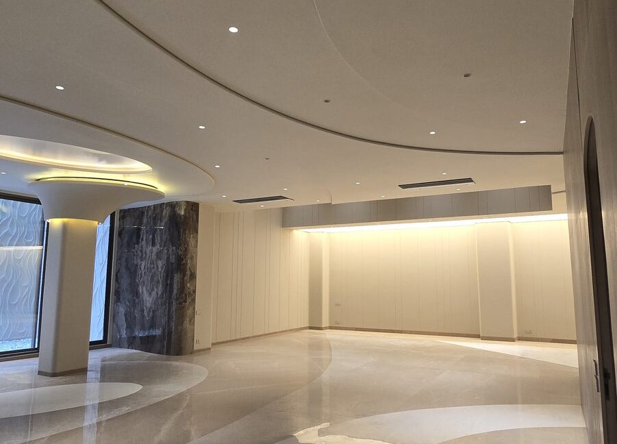 RS Buildtech Grand Hall with Flared Columns | Luxury Builder Floor by Ravinder Singh Marwah