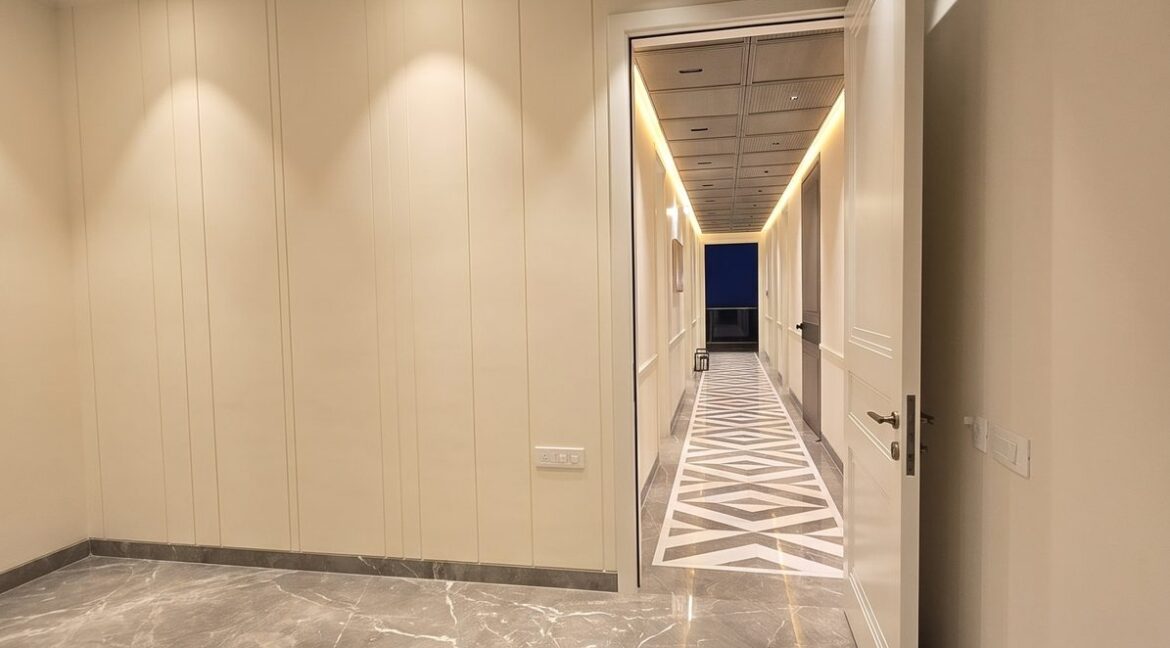 Windchimes Construction Bare Bedroom Corridor View At Night - Rajesh Kumar
