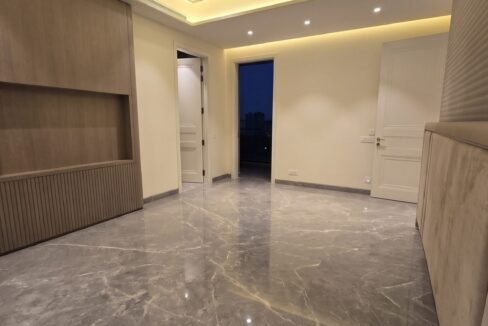 Windchimes Construction Bare Bedroom Wall Panelling At Night - Rajesh Kumar