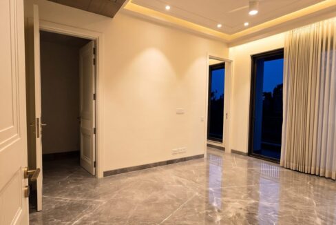 Windchimes Construction Bare Bedroom Wood Ceiling At Night - Amrit Lal