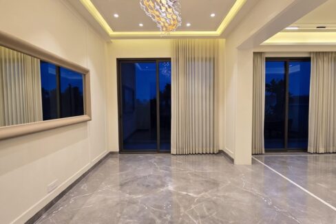 Windchimes Construction Bare Breakfast Dining Nook At Night - Surbhi Nandrajog