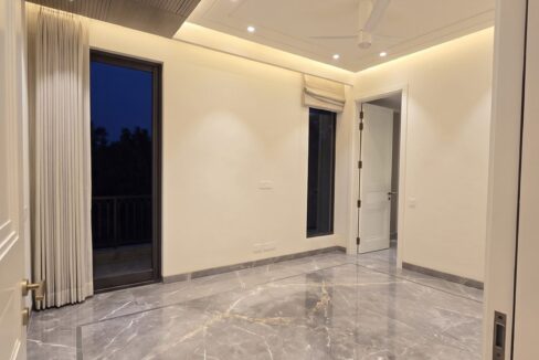 Windchimes Construction Empty Bedroom Balcony View At Night - Rajesh Kumar
