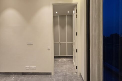 Windchimes Construction Empty Bedroom Dressing Passage At Night - Rajesh Kumar