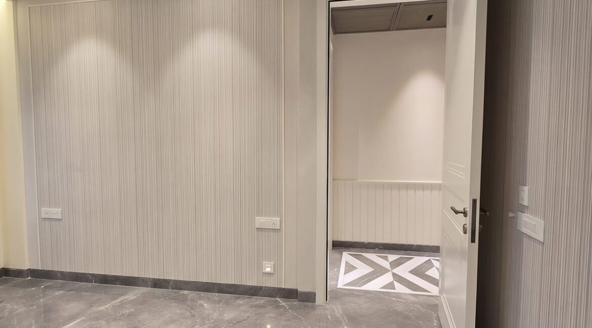 Windchimes Construction Empty Bedroom Ensuite Door At Night - Rajesh Kumar
