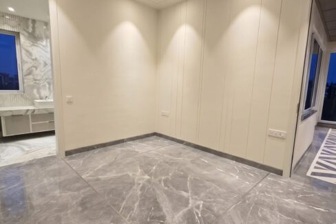 Windchimes Construction Empty Bedroom Ensuite View At Night - Surbhi Nandrajog
