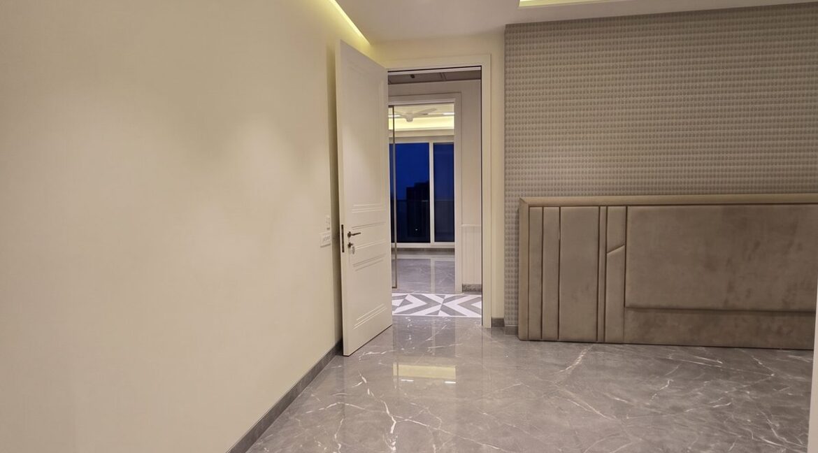 Windchimes Construction Empty Bedroom Sitting Area At Night - Rajesh Kumar