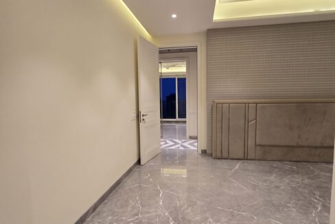 Windchimes Construction Empty Bedroom Sitting Area At Night - Rajesh Kumar