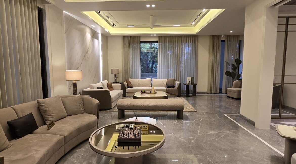 Windchimes Construction Formal Living Room Cove Ceiling - Rajesh Kumar