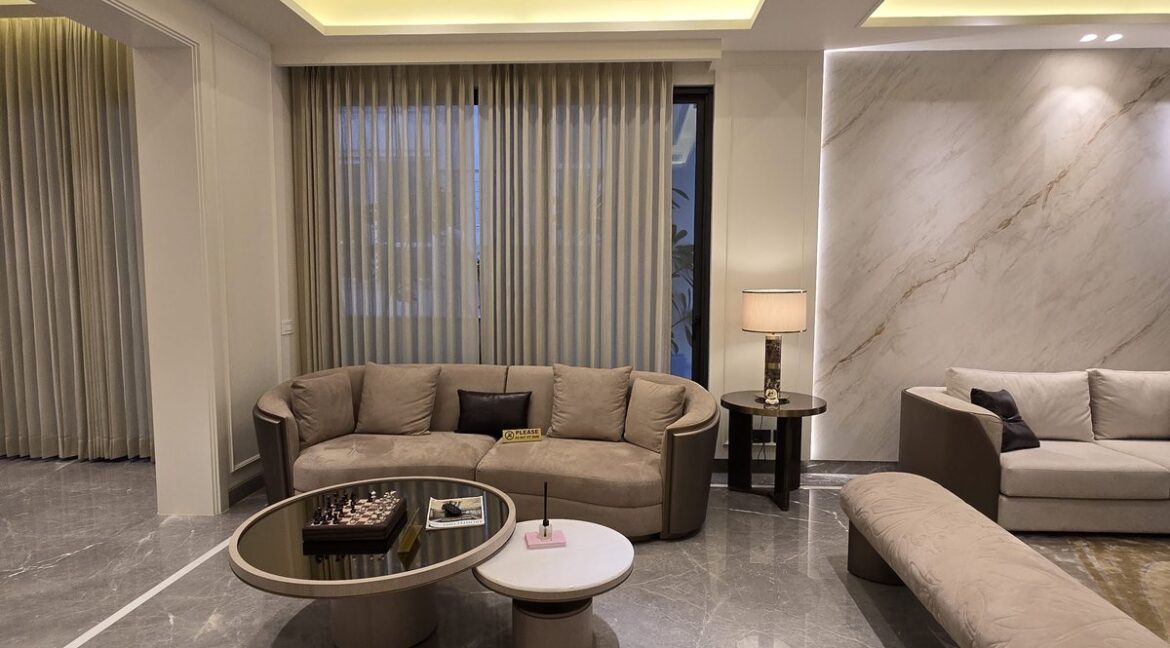 Windchimes Construction Living Area Sheer Curtains - Amrit Lal