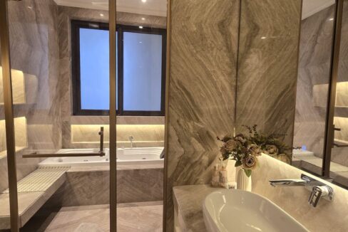 Windchimes Construction Master Bathroom Glass Shower - Builder