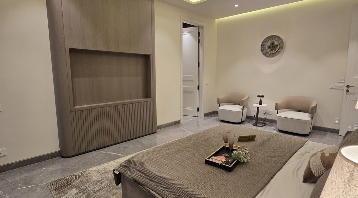 Windchimes Construction Master Bedroom TV Wall - Amrit Lal