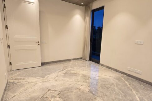 Windchimes Construction Unfurnished Bedroom Corner View At Night - Rajesh Kumar